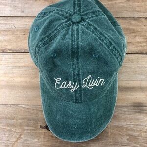 New Frontier Easy Livin' green ball hat
